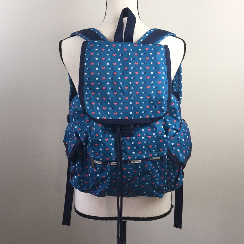 LESPORTSAC Blue Voyager Backpack